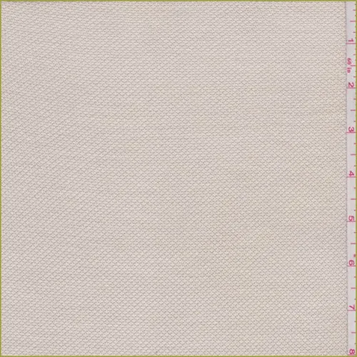 3 1/4 YD PC-Pale Beige Rayon Sweater Knit Fabric