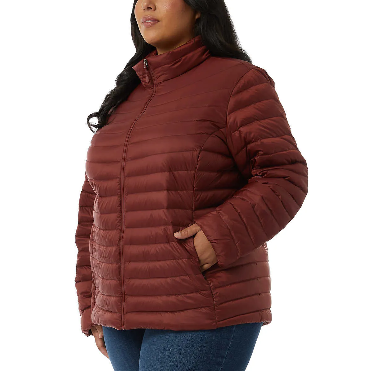 32 Degrees Women's Plus Down Filled Lightweight Jacket