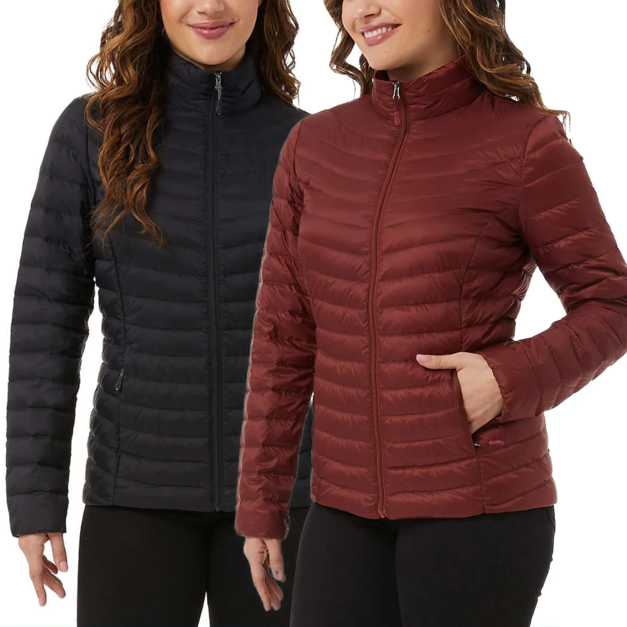 32 Degrees Women's Plus Down Filled Lightweight Jacket