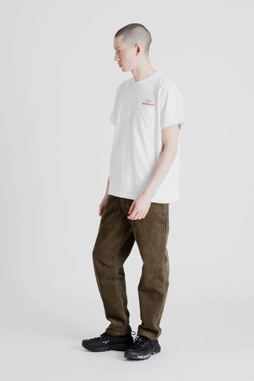 Active Corduroy Lazy Pants - Olive