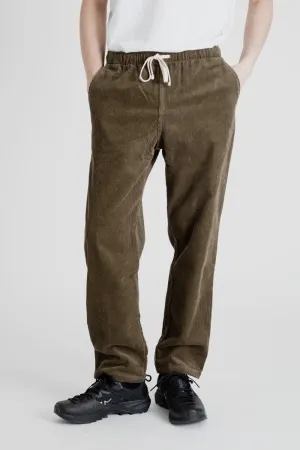 Active Corduroy Lazy Pants - Olive