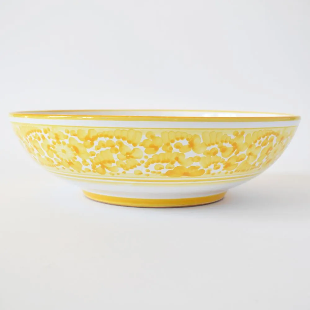 Arabesco Yellow serving bowl - 12"