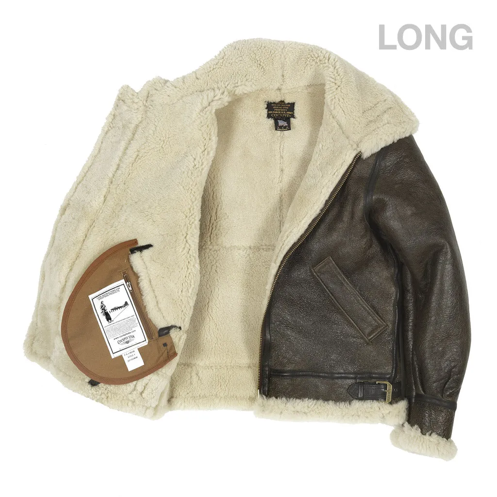 B-3 Sheepskin Jacket (Long) Z2102ML