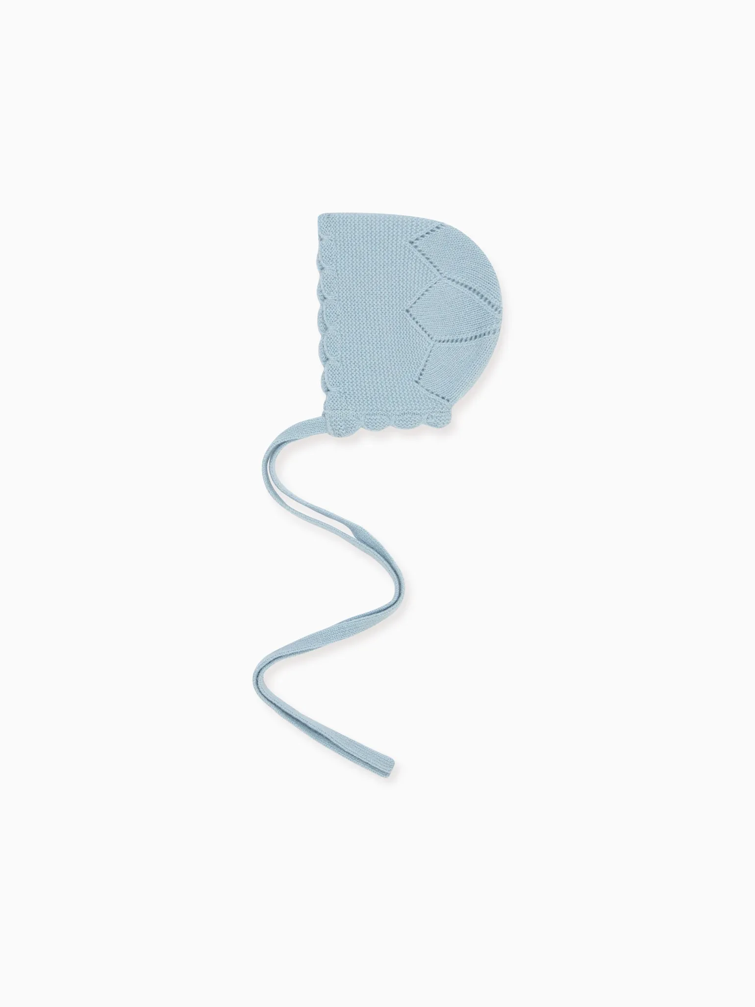 Blue Ramona Cashmere Baby Bonnet