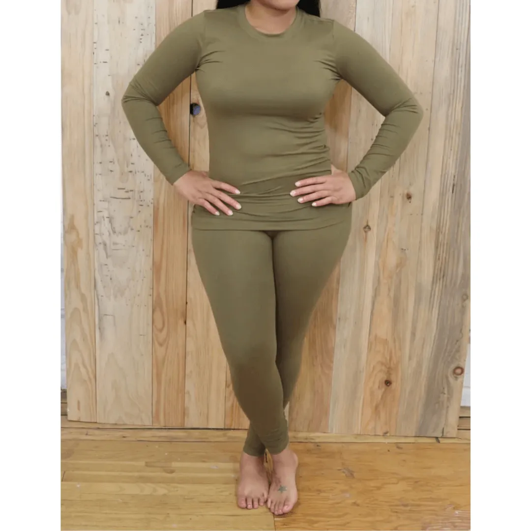 Butter Soft Crew/V-Neck Legging Set (6 Colors) CURVY **2ND RESTOCK**