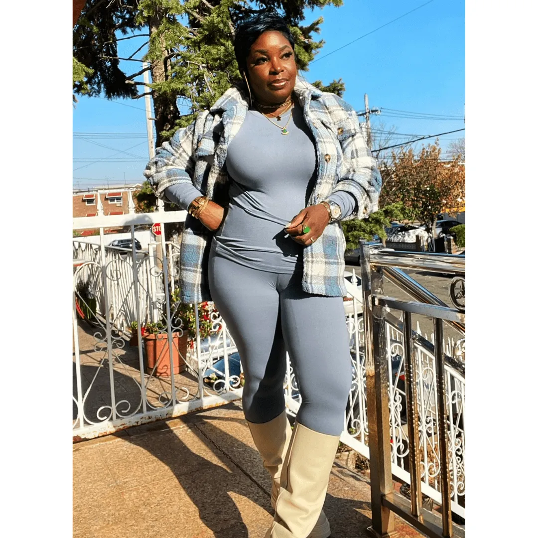 Butter Soft Crew/V-Neck Legging Set (6 Colors) CURVY **2ND RESTOCK**