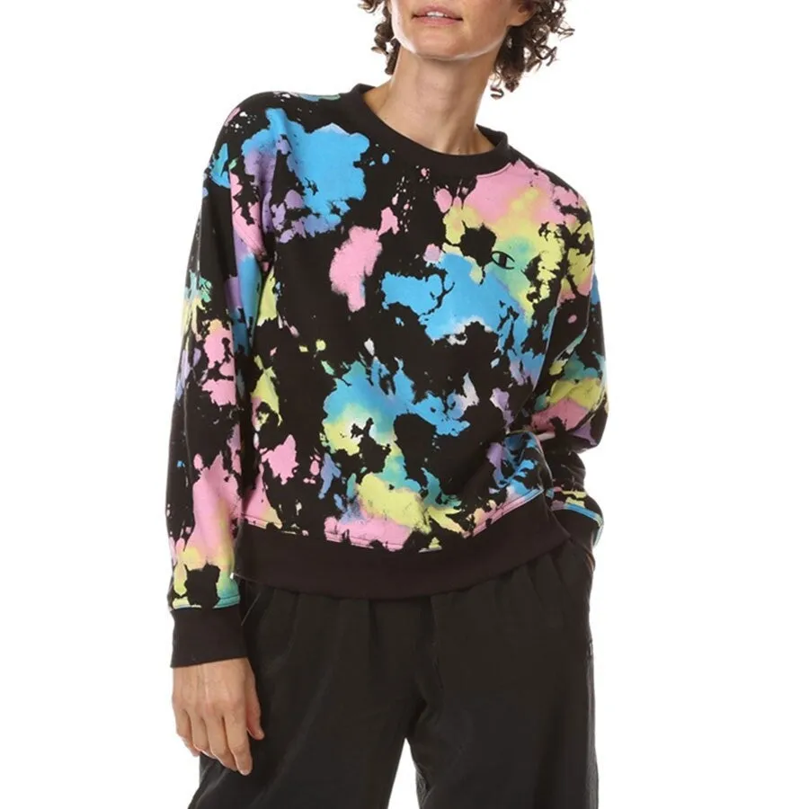 Champion Women's Splatter Print Fleece Sweatshirt