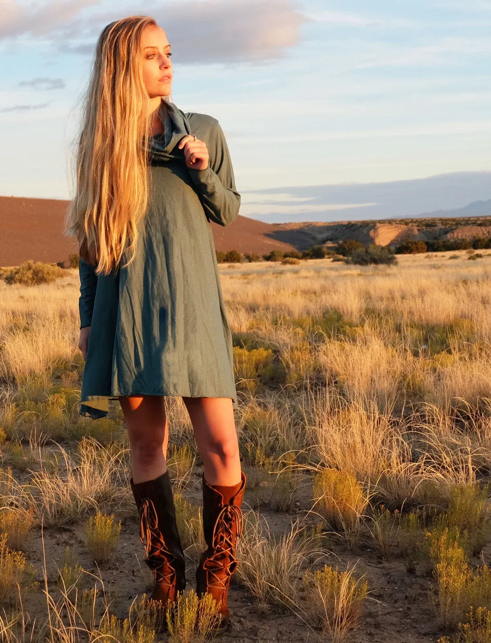 Chunky Cowl Wanderer Tunic