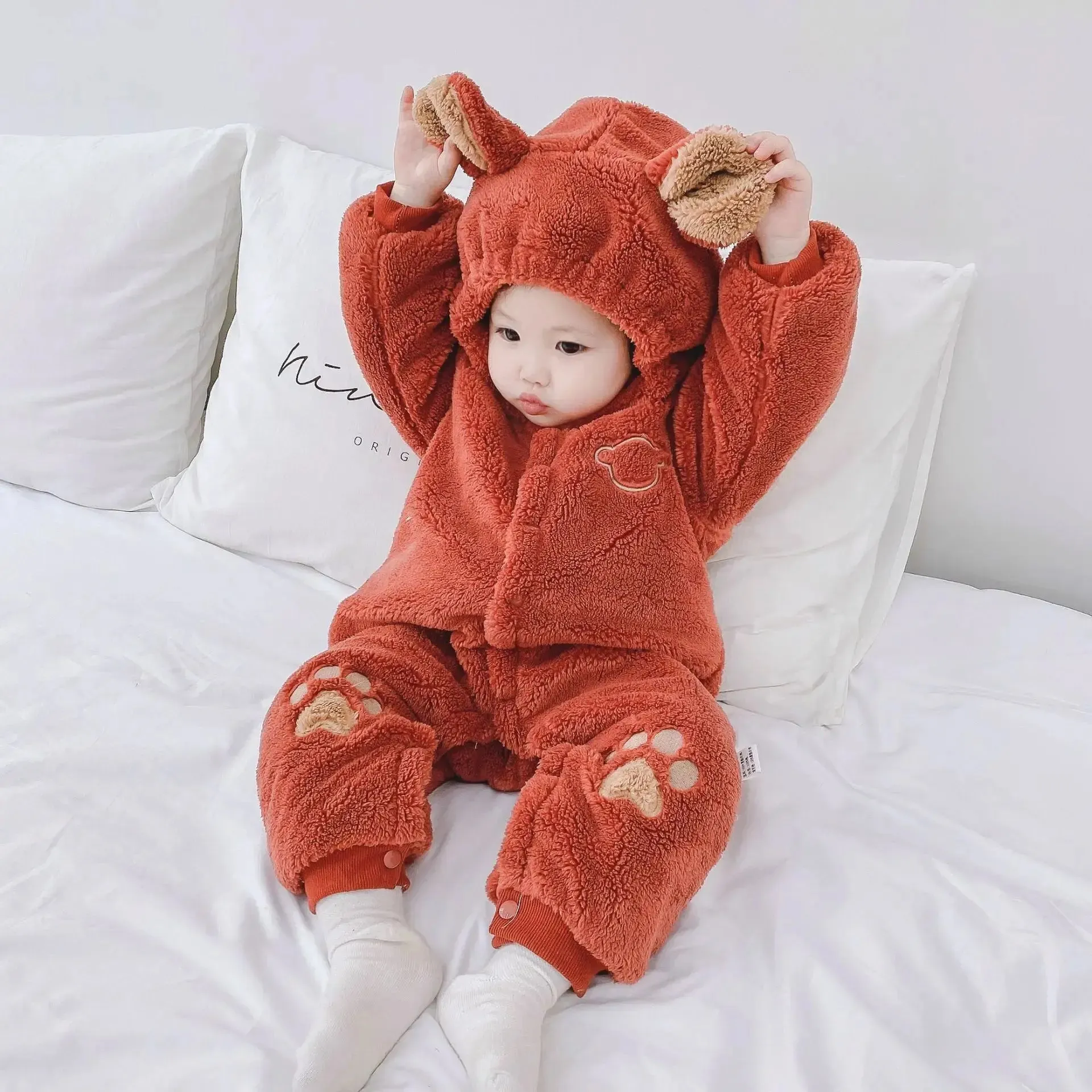 Comfortable Baby Quilted Romper