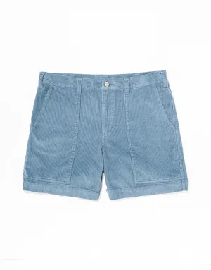 CORDUROY SHORTS - BLUE