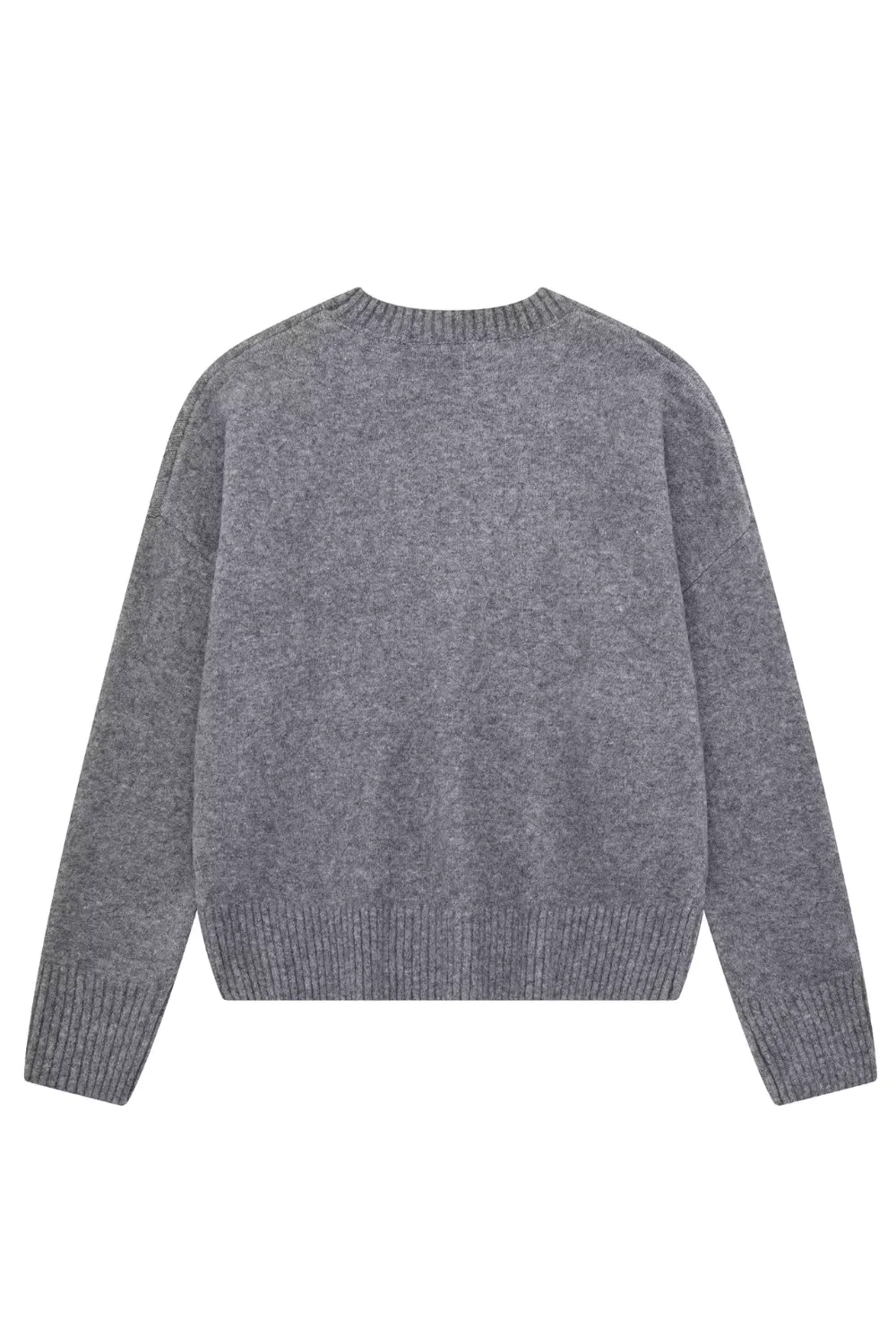 'Elena' Round-Neck Soft Knit Sweater