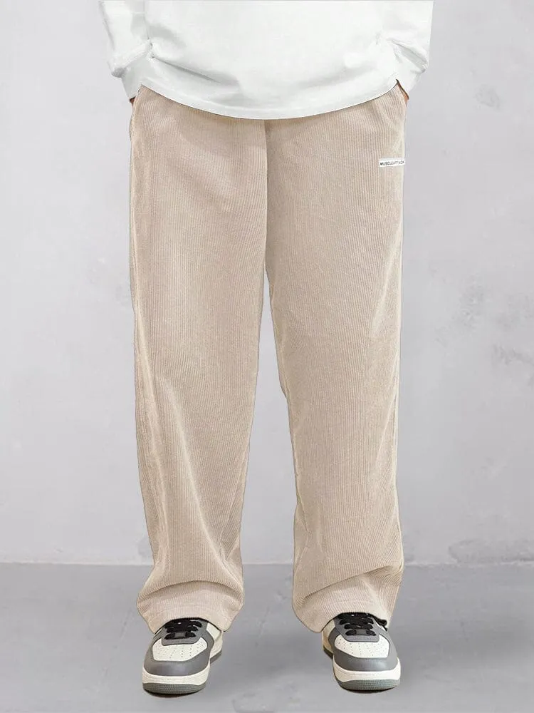 Essential Corduroy Straight Leg Pants