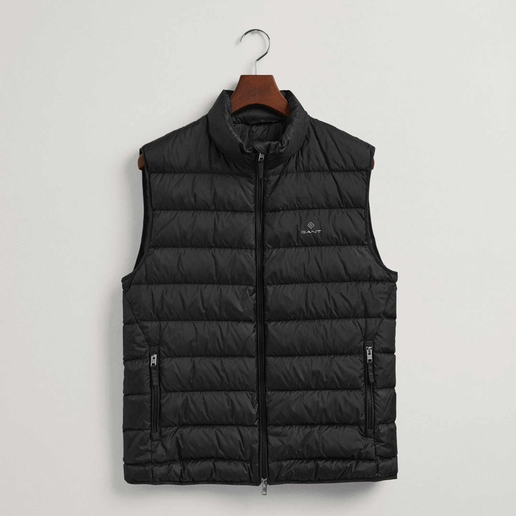 GANT Light Down Gilet Black