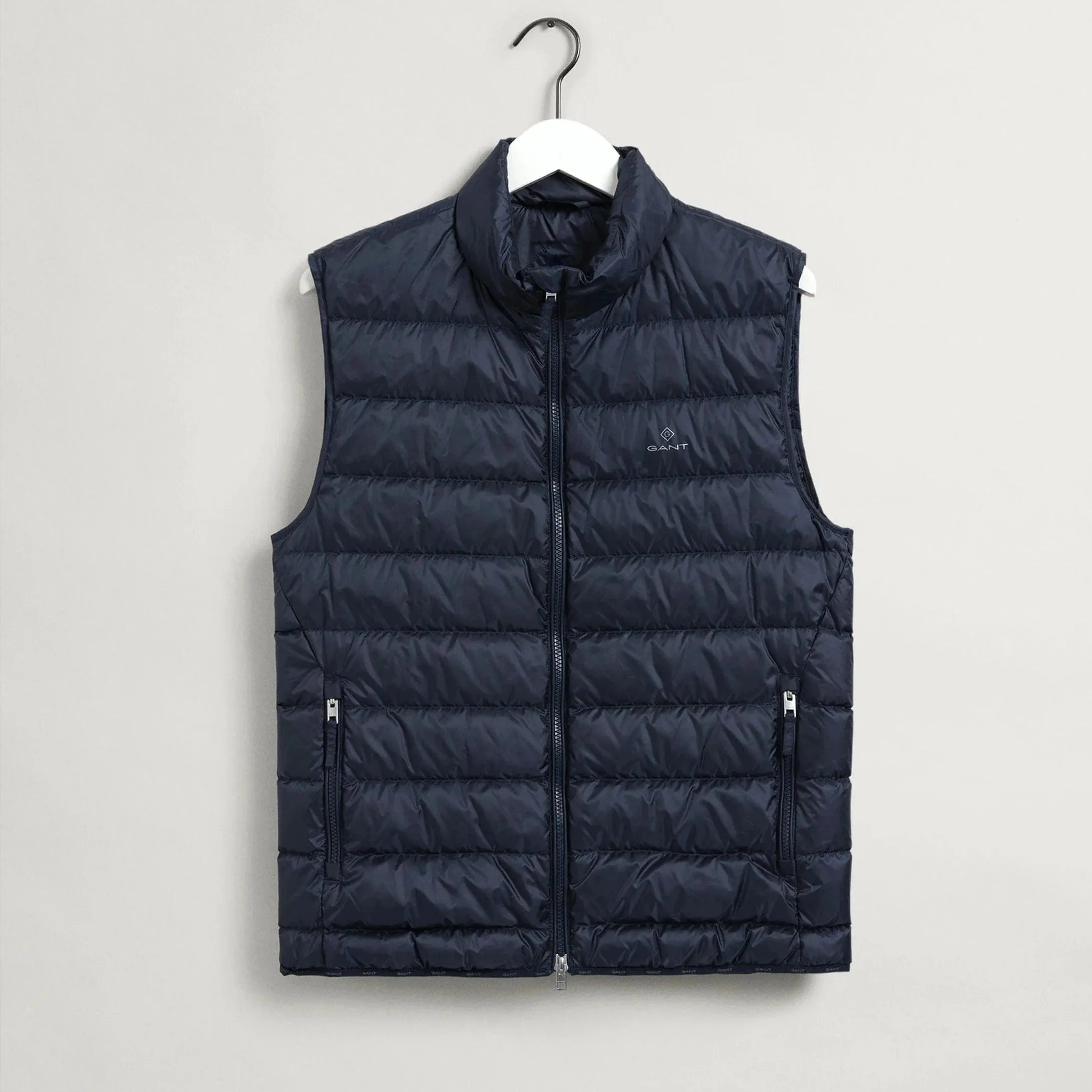 GANT Light Down Gilet Evening Blue