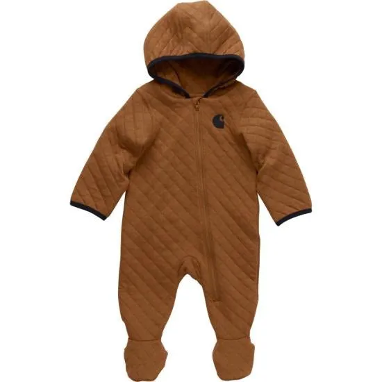 Kids' Long-Sleeve Quilted Footed Coverall (Infant)