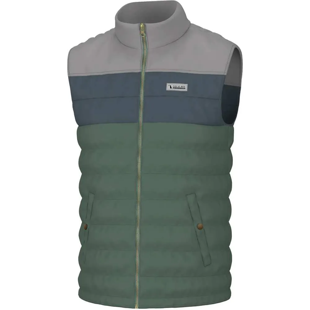 Local Boy Outfitters Men's Tri-Color Puffer Vest