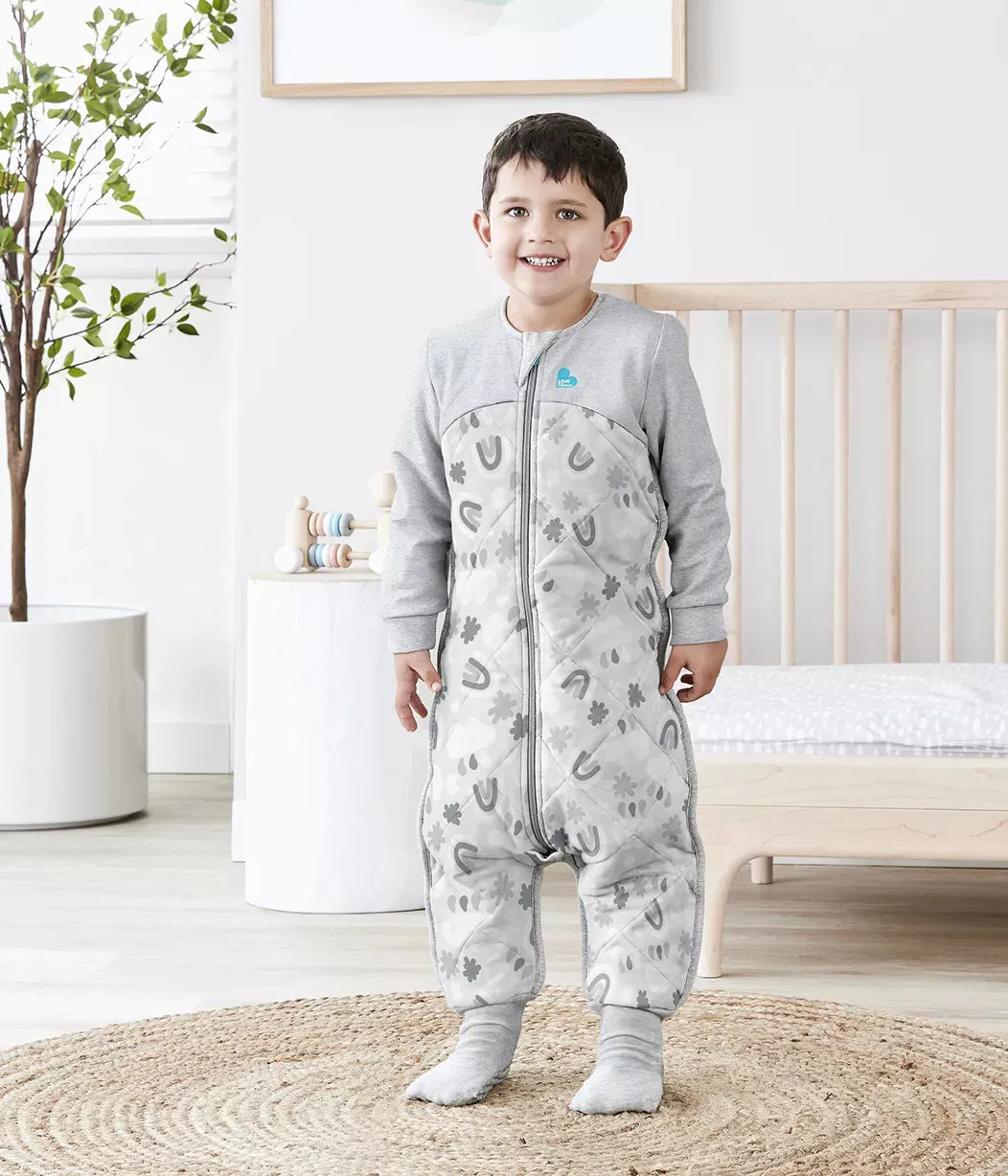 Love To Dream Organic Sleep Suit with Australian Merino Wool 2.5 TOG - Grey Clouds