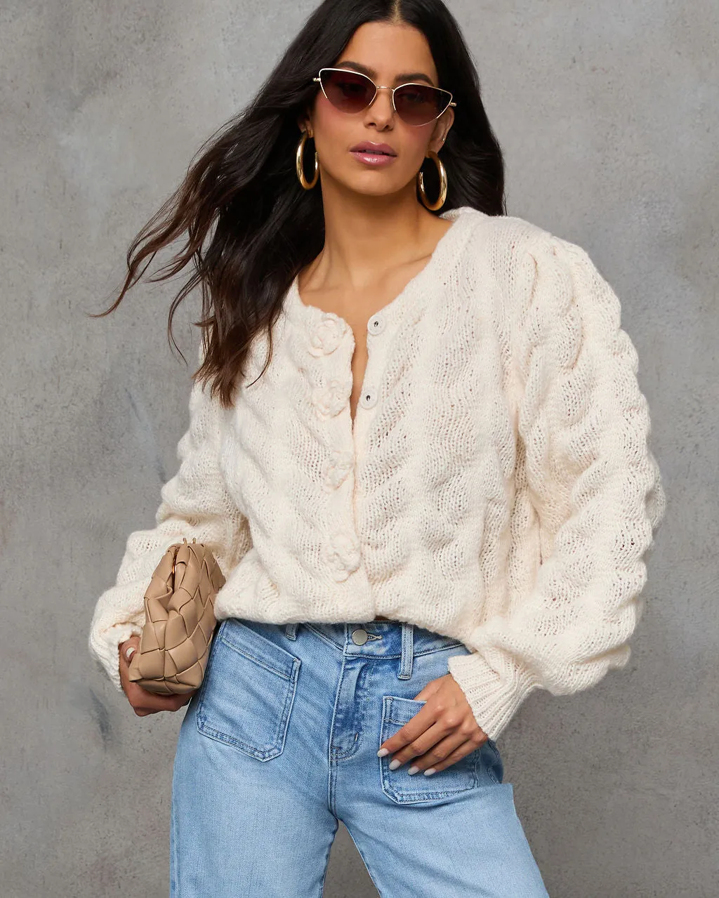 Moon Sky Chunky Knit Cardigan