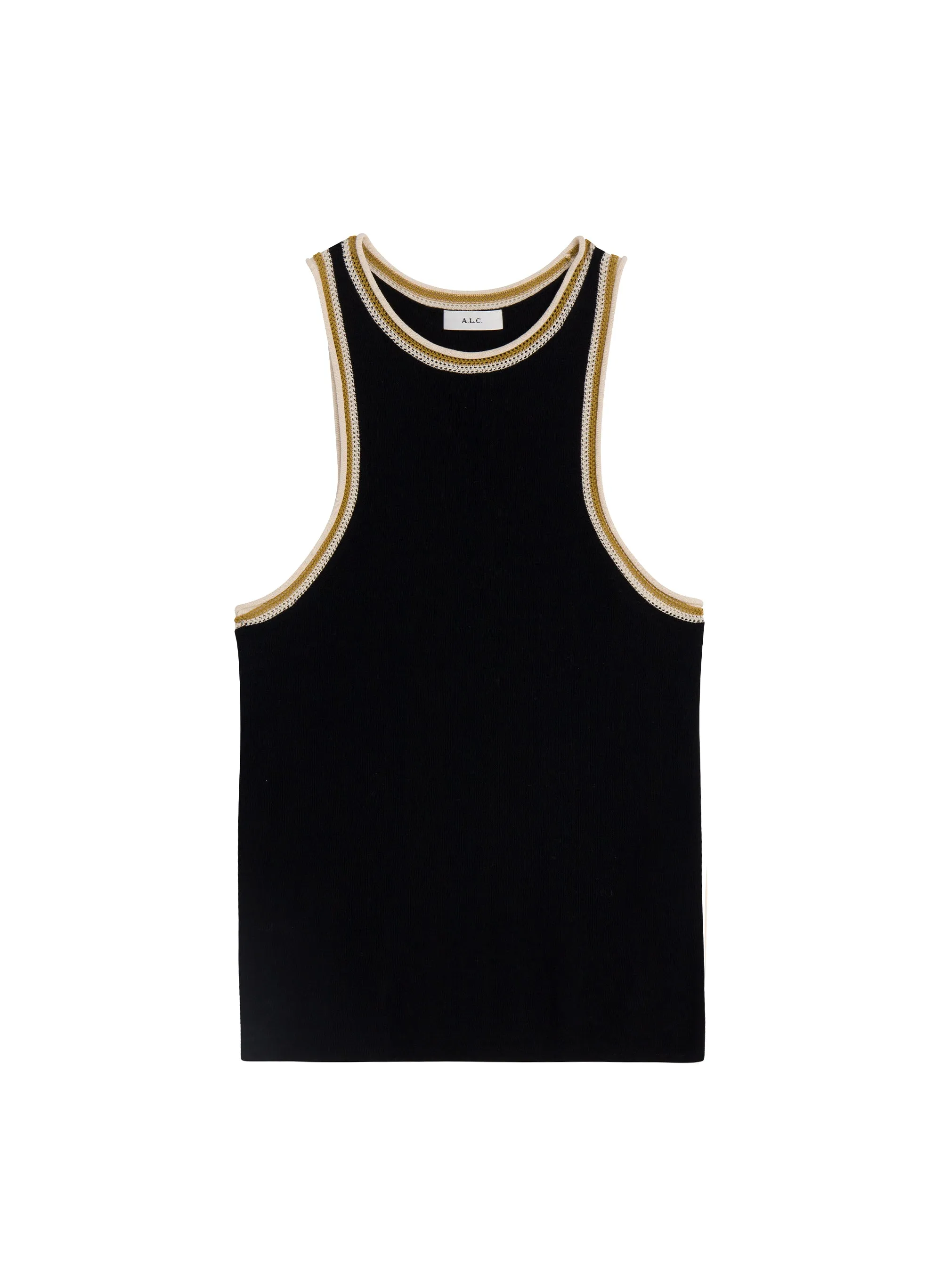 Nelly Contrast Trim Knit Tank