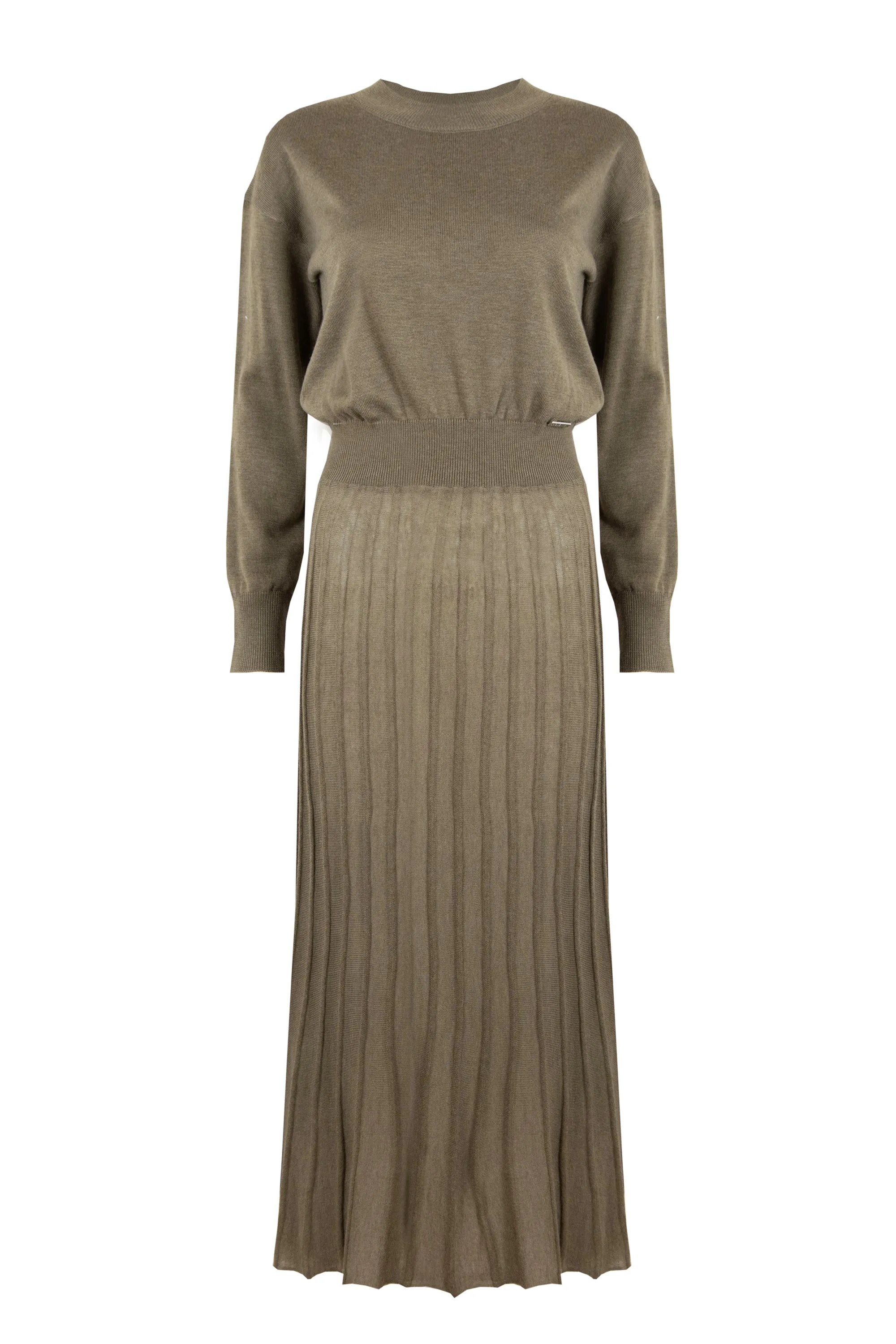 NOBLE KNITTED DRESS KHAKI