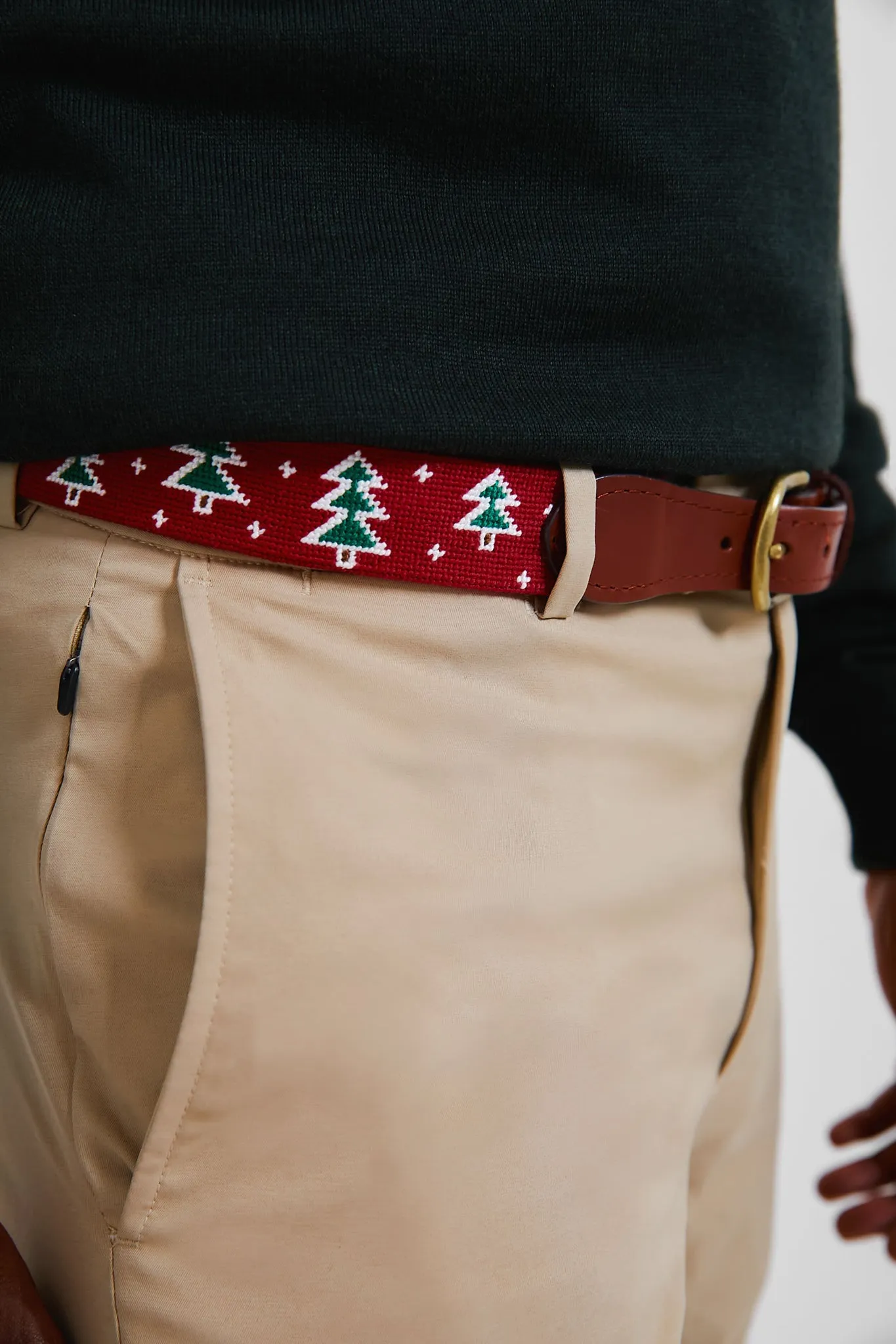 Oh Christmas Tree Needlepoint Belt