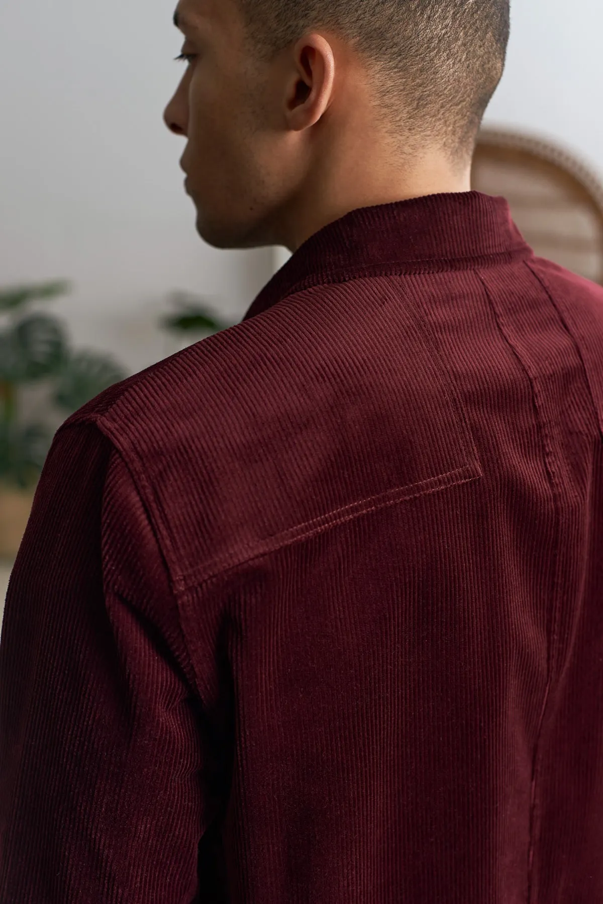 OWE overshirt eco corduroy wine