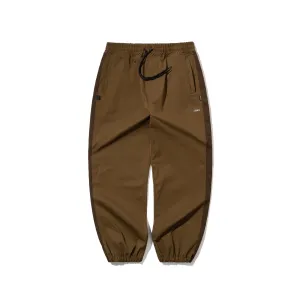 SP LINE WIDE JOGGER PANTS BROWN