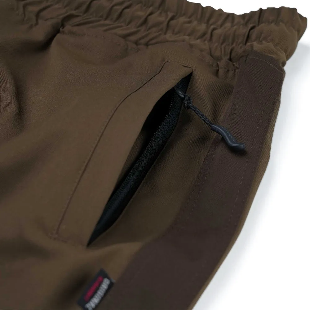 SP LINE WIDE JOGGER PANTS BROWN