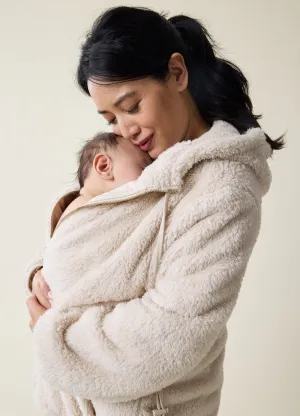 The Flexible Maternity Teddy Jacket