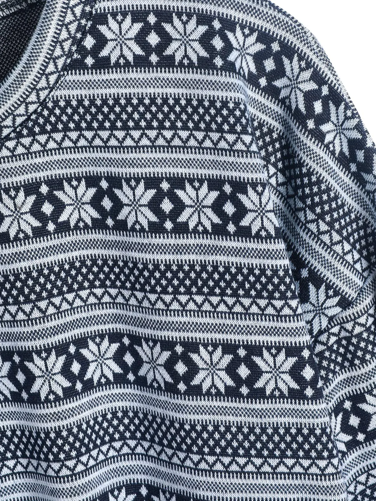 Tribal Pattern Knit Sweater