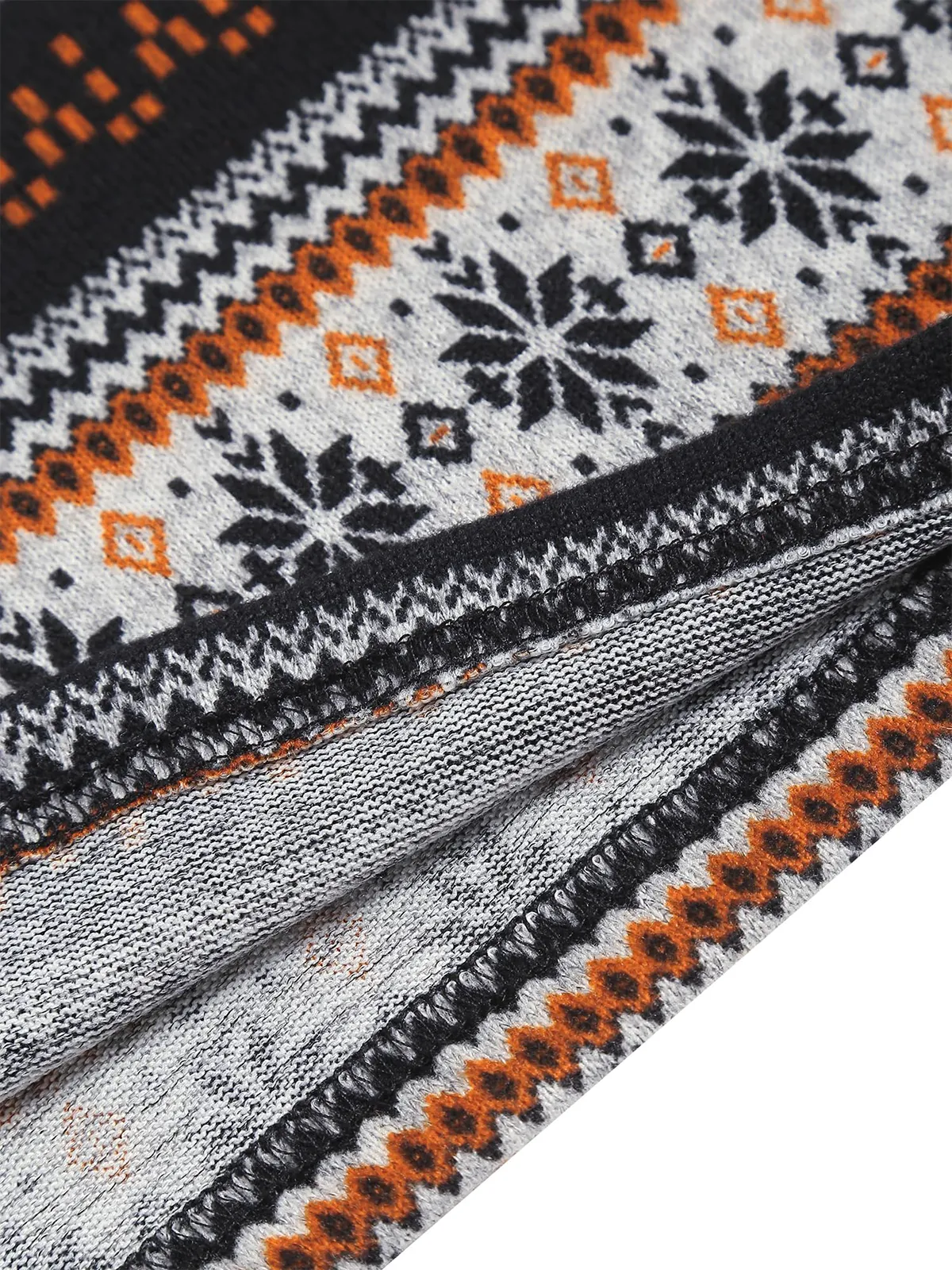 Tribal Pattern Knit Sweater