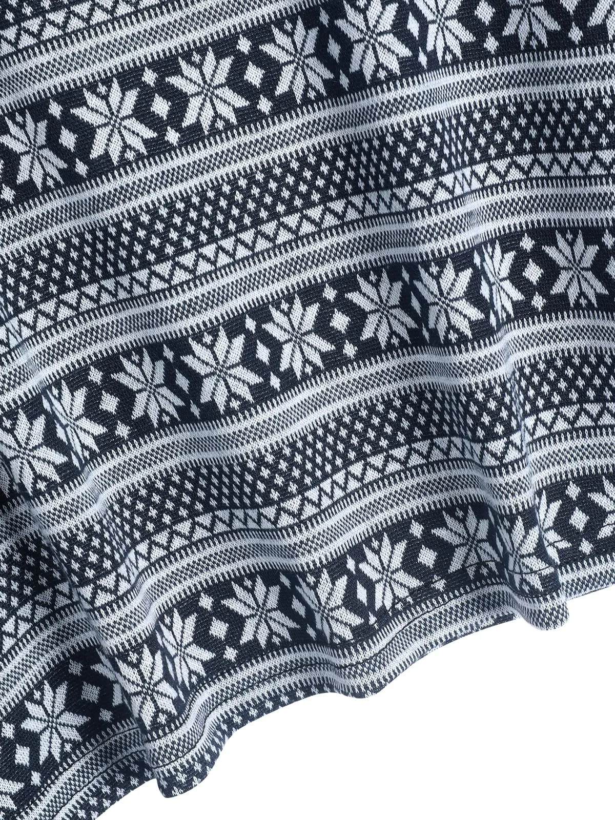 Tribal Pattern Knit Sweater