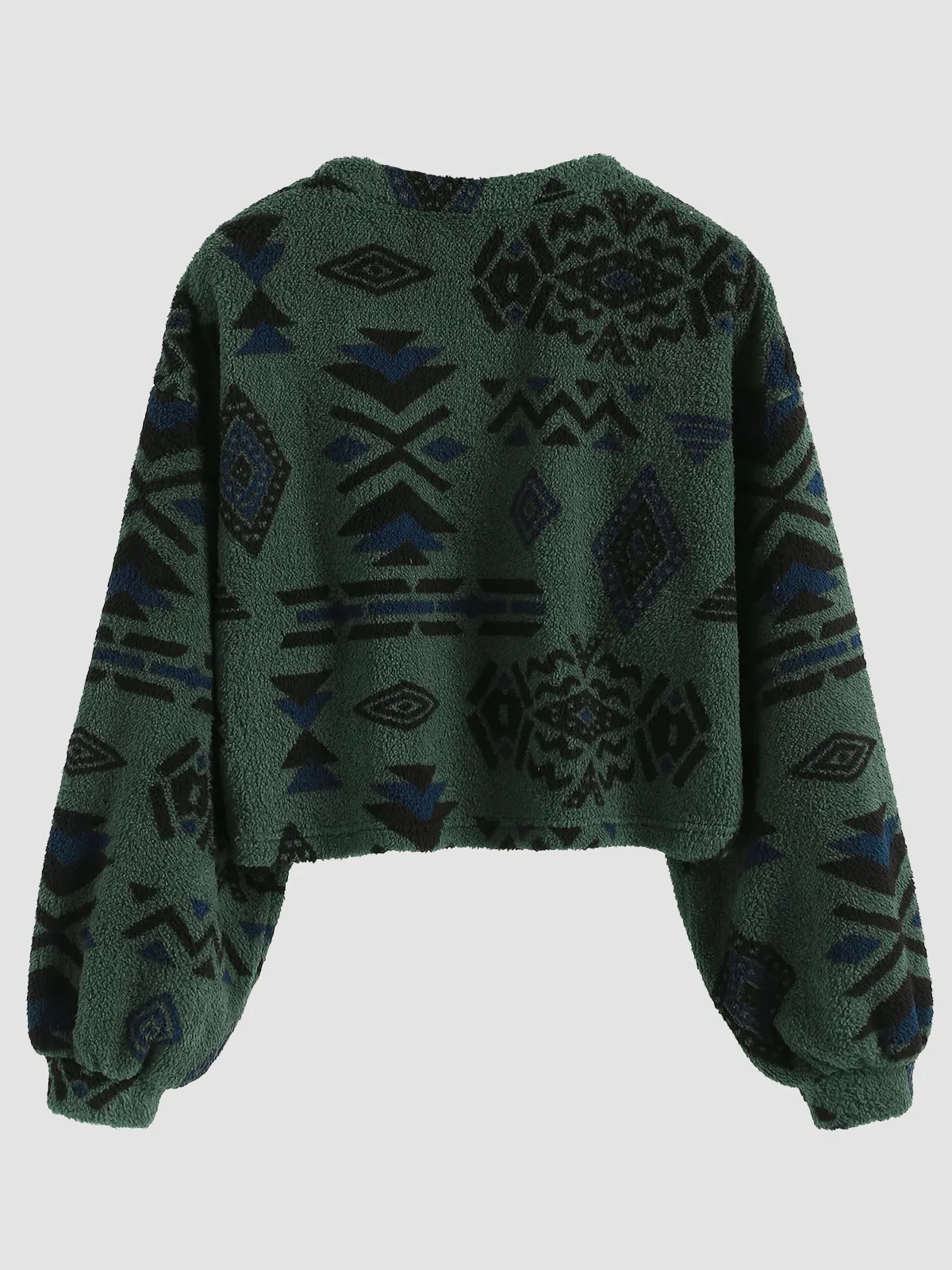 Tribal Pattern Knit Sweater