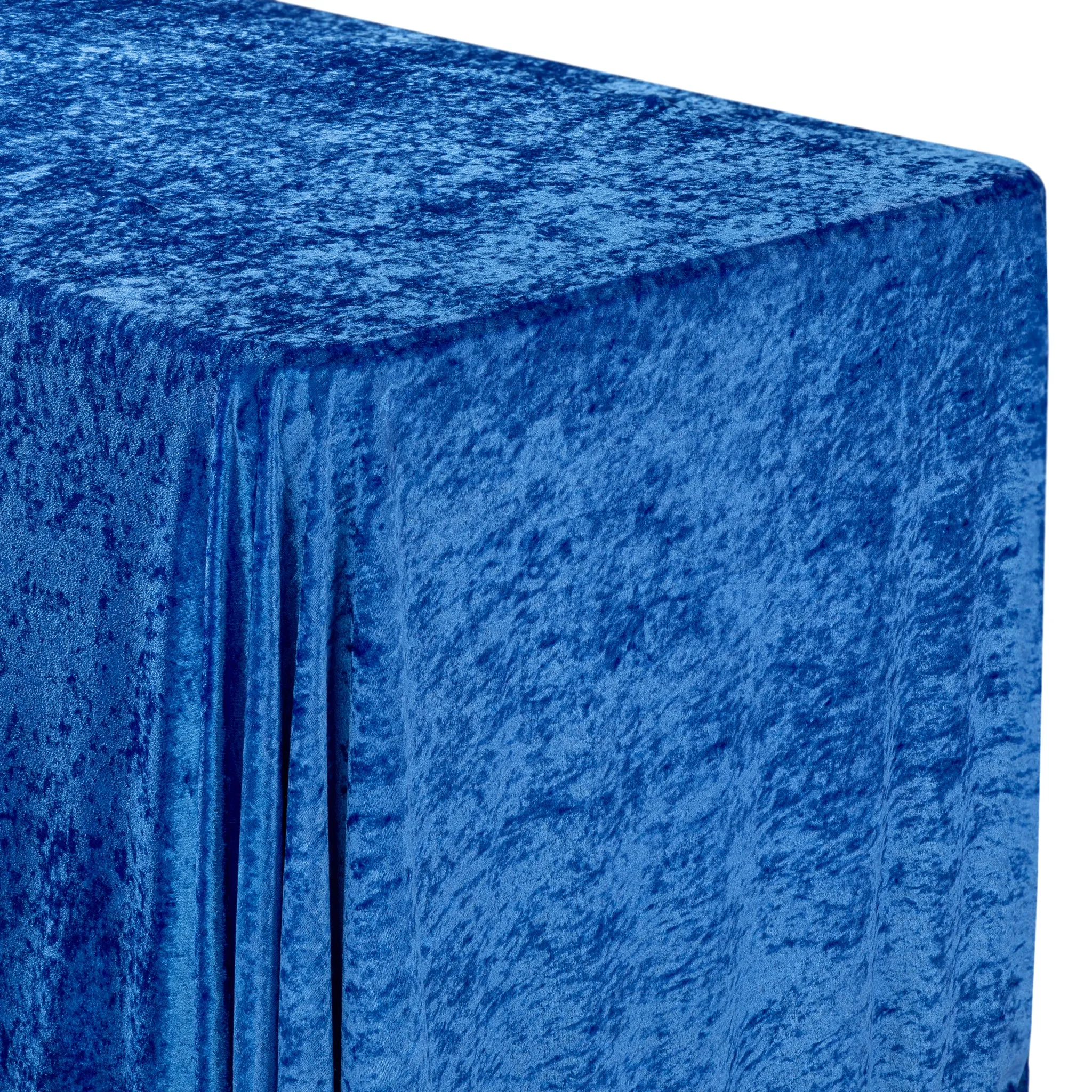 Velvet 90"x156" Rectangular Tablecloth - Royal Blue