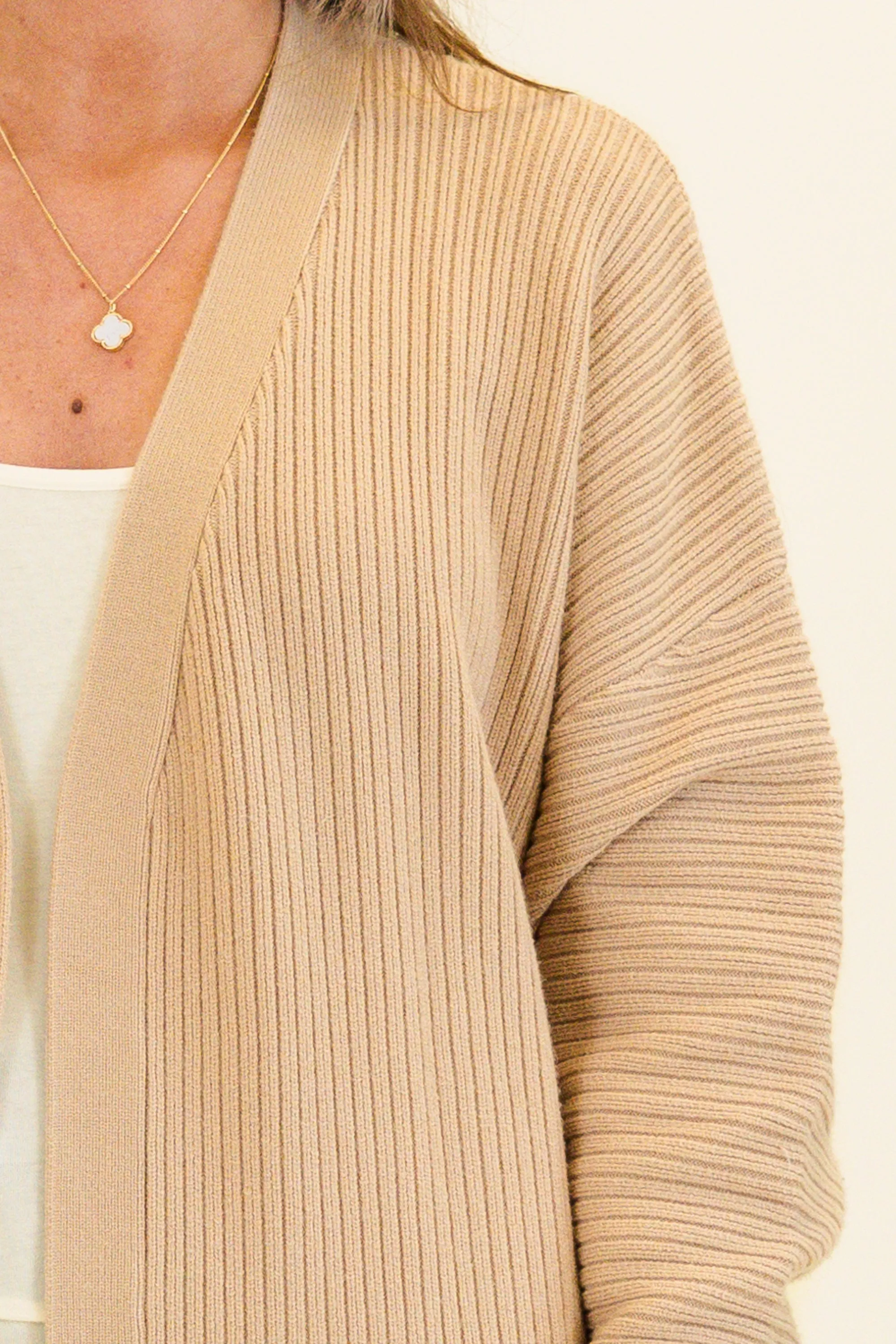 What You Imagine Cardigan, Taupe